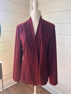 Banana Republic Women's Burgundy  Blazer